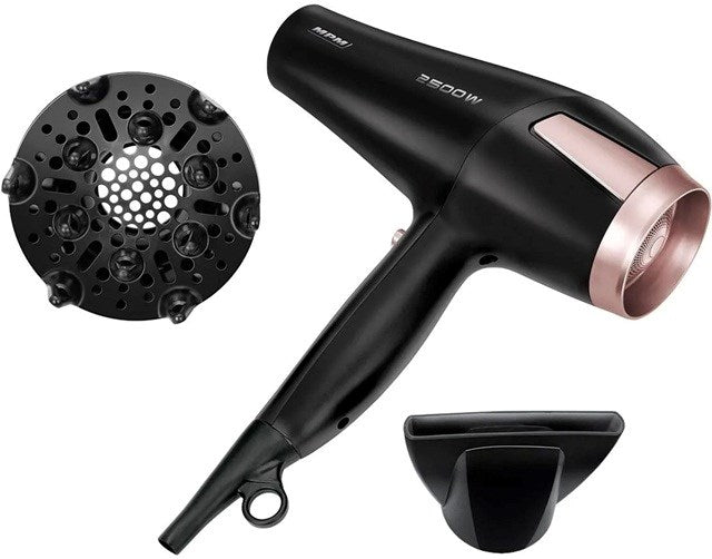 MPM MSW-24 Hair dryer 2500 W Black, Pink