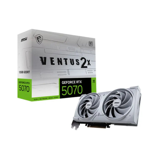 MSI GeForce RTX 5070 12GB VENTUS 2X OC WHITE - Гейминг видеокарти<<<Гейминг компоненти<<<Гейминг<<<ALSO&&&Видеокарти за
