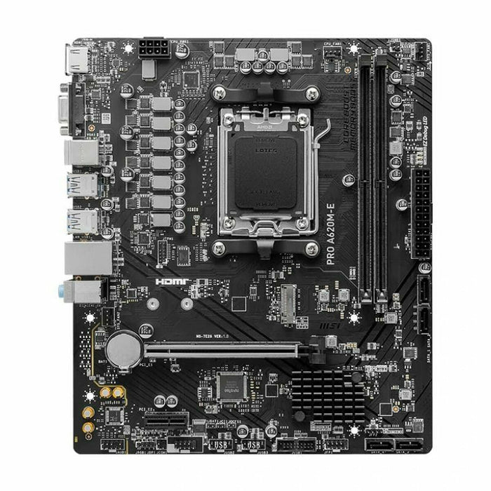 MSI PRO A620M-E AM5 2xDDR5 mATX HDMI VGA USB MB - Дънни платки AMD<<<Дънни платки<<<Компоненти<<<ALSO&&&Гейминг дънни