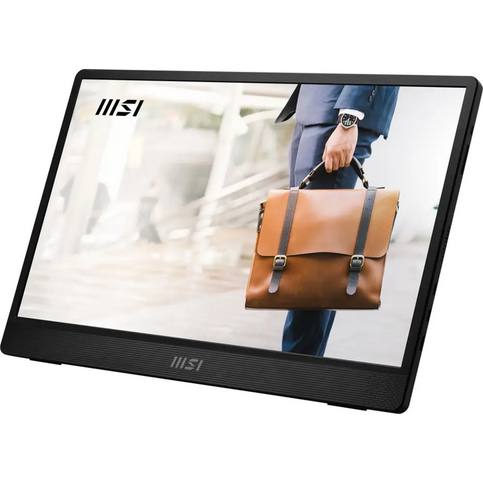 MSI PRO MP161 E2U portable TV/monitor Portable monitor Black 39.6 cm (15.6’’) LED 1920 x 1080 pixels - LCD