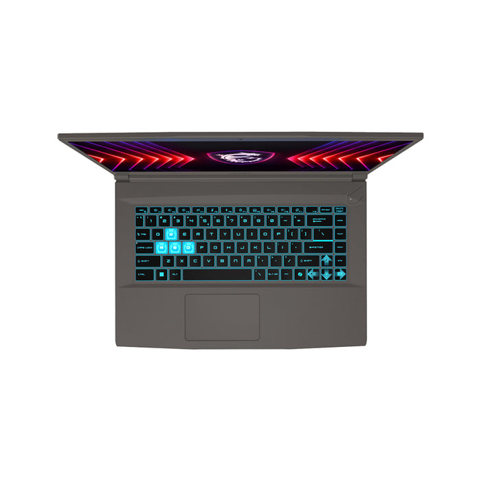 Gaming laptop MSI Thin 15 B13VE9S7-16R831-3401 15.6 ", INTEL CORE I5-13420H, RAM 16 GB, SSD 512 GB, NVIDIA GEFORCE RTX4050, 6 GB GDDR6, COSMOS GRAY