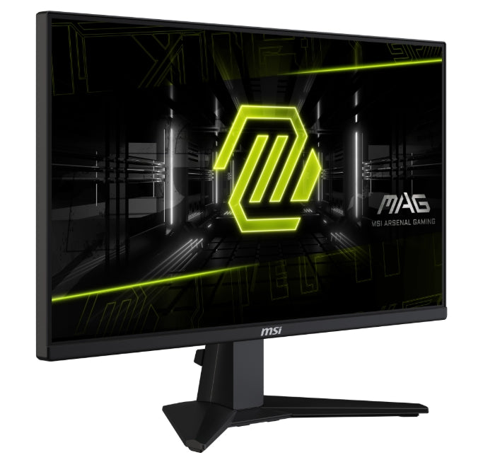 MSI MAG 255XF, 24.5", 0.5ms, 300Hz, Rapid IPS, 1920x1080 (FHD), 16:9, AMD FreeSync Premium, 90% DCI-P3, AG, HDR Ready, 250 nits, 1000:1, DCR 100M:1, DP(1.4a), 2xHDMI 2.0b, Tilt, VESA, Black, 3.3kg