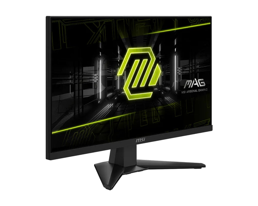 MSI MAG 244F Gaming Monitor, 23.8", 0.5ms, 200Hz Rapid IPS, 1920x1080, AMD FreeSync Premium, AI Vision, Console Mode, HDR Ready, 300nits AG, 1.07B, 1000:1, 100M:1, DP(1.2a), HDMI(2.0b), Headphone out, Tilt, VESA 100, Black, 2.9kg