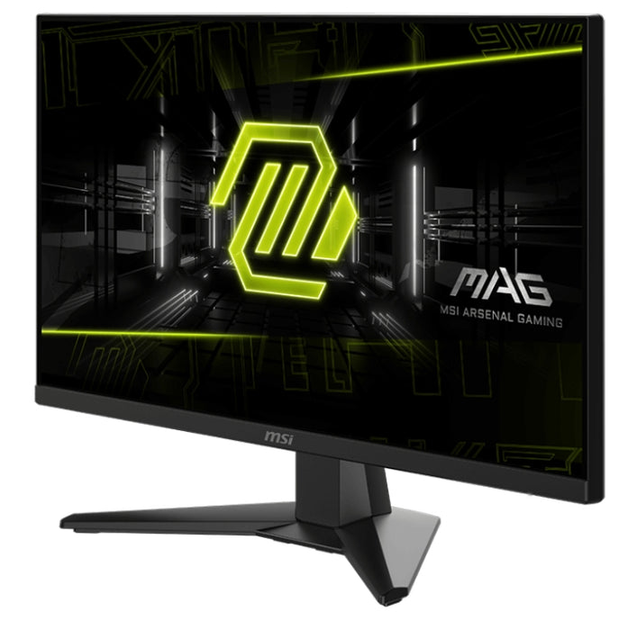 MSI MAG 242F, 23.8", 0.5ms, 200Hz, Rapid IPS, 1920x1080 (FHD), 16:9, AMD FreeSync Premium, 89% DCI-P3, AG, HDR Ready, 300 nits, 1000:1, DCR 100M:1, DP(1.2a), HDMI 2.0b, Tilt, VESA, Black, 3kg