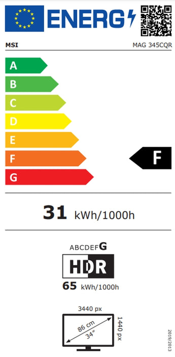 MSI MAG 345CQR, 34", VA, 180Hz, 1ms, UWQHD 3440x1440, 21:9, FreeSync Premium, HDR, Ai VISION, LBL, Night Vision, Console mode, VRR, CEC, 300 nits, 3000:1, 100M;1, DP (1.4a), 2x HDMI (2.0b), Headphone out, Adj.Stand 100mm, Swivel,Tilt, VESA