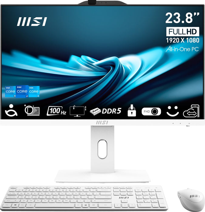 MSI AIO PRO AP242P 14M-859EU i7-14700  23,8" IPS LED FHD Non-Touch Anti-Glare 16GB SSD1TB M.2 AX211 WiFi 6E Windows 11 Pro White