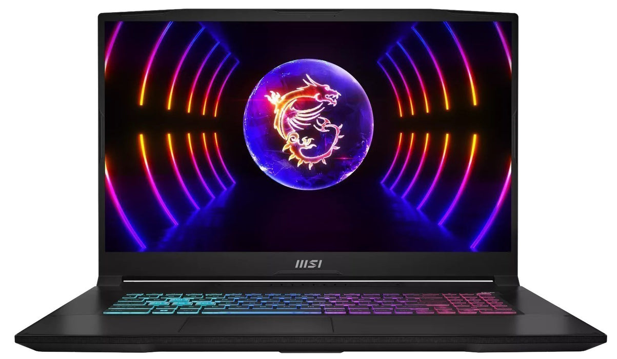 MSI Katana 17 B13VEK-1261XPL Intel® Core™ i7 i7-13620H Laptop 43.9 cm (17.3") Full HD 16 GB DDR5-SDRAM 1 TB SSD NVIDIA GeForce RTX 4050 Wi-Fi 6E (802.11ax) FreeDOS Black
