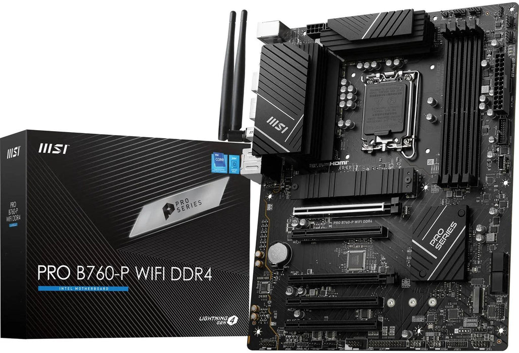 Motherboard MSI PRO B760-P WIFI DDR4 LGA 1700