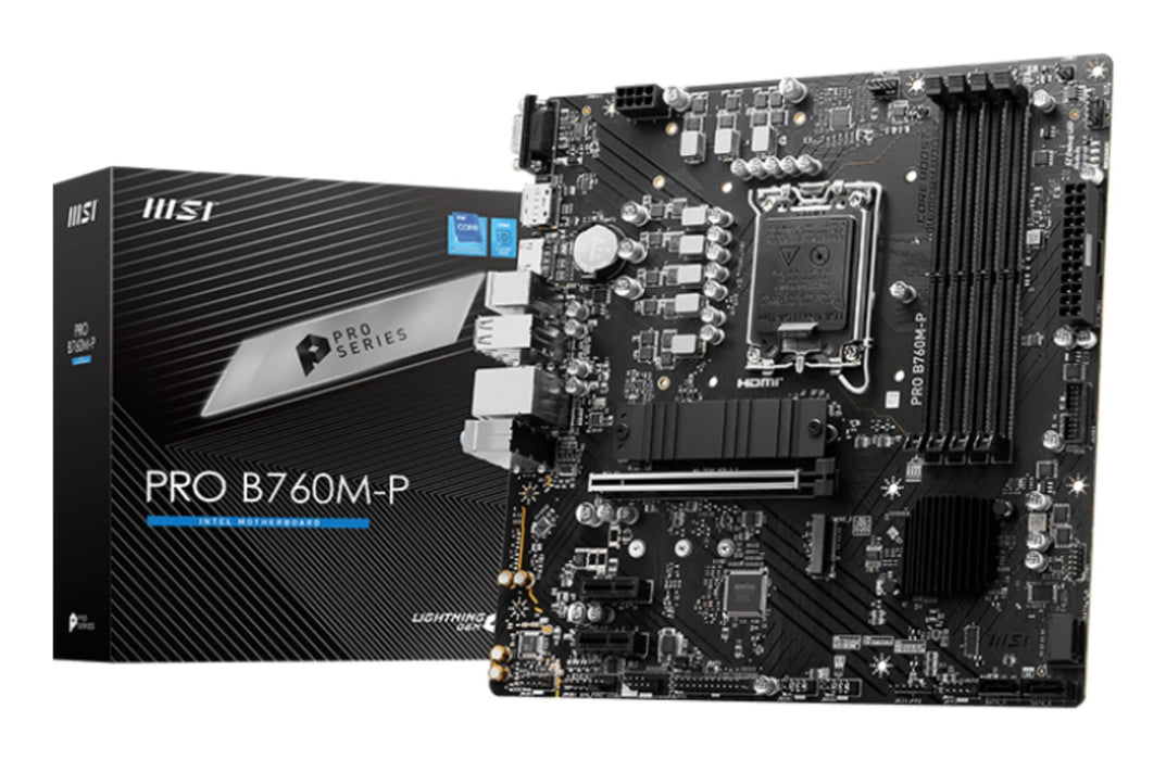 Motherboard MSI PRO B760M-P DDR4 Intel B760 LGA 1700