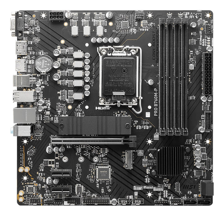 Motherboard MSI PRO B760M-P DDR4 Intel B760 LGA 1700