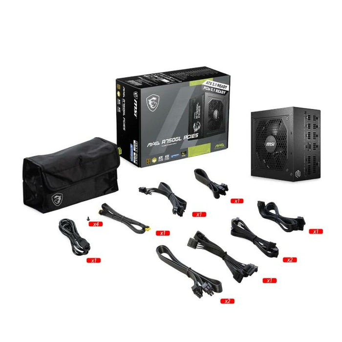 Power supply MSI 306-7ZP8E11-CE0 750 W ATX 80 Plus Gold