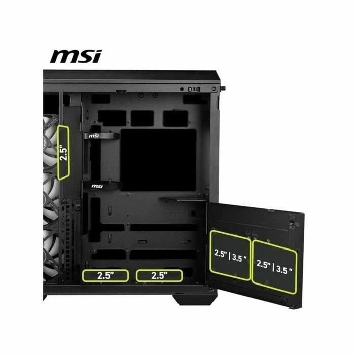 ATX Semi-tower Box MSI MAG PANO 100R PZ Black