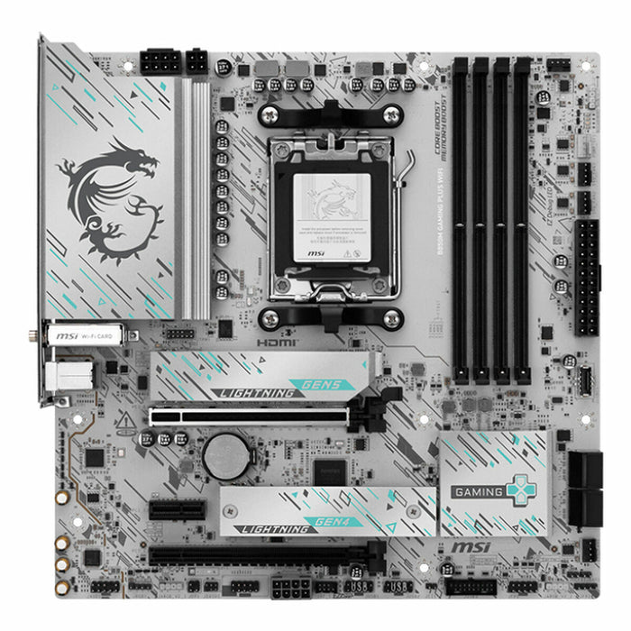 Motherboard MSI B850M GAMING PLUS WIFI6E Intel Wi-Fi 6 AMD AM5 AMD B850