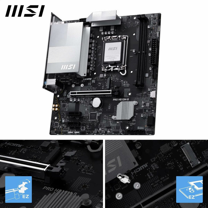 Motherboard MSI PRO H810M-B LGA 1851