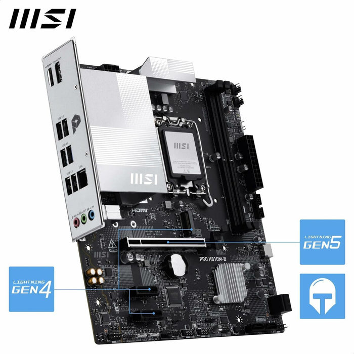 Motherboard MSI PRO H810M-B LGA 1851