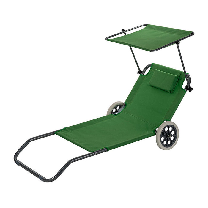 GARDEN CHAIR WITH CANOPY 147X52X24CM MUHLER 1005226