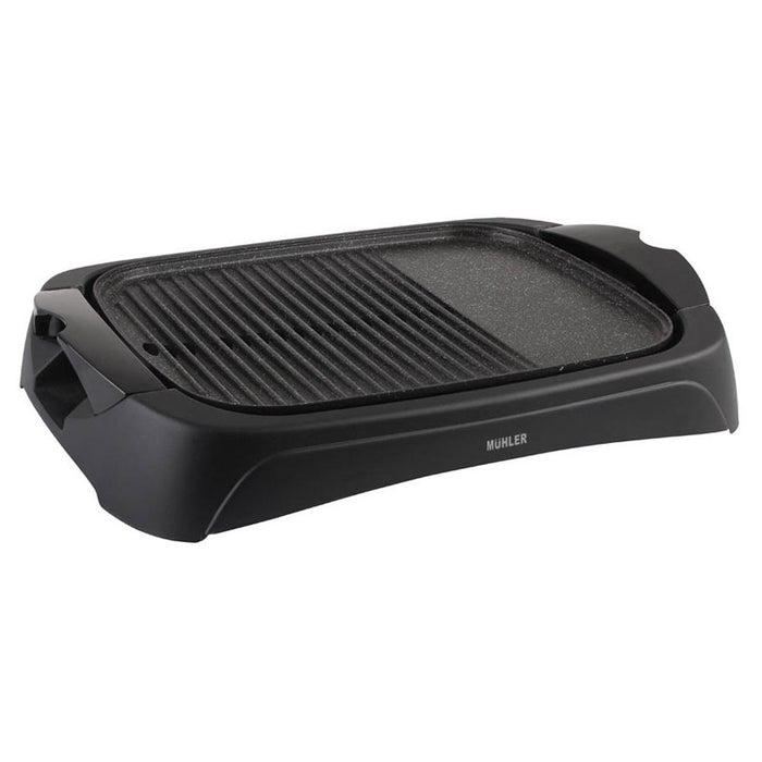 EL. GRILL WITH LID MUHLER MG-4030M 2000 W, BLACK, LID