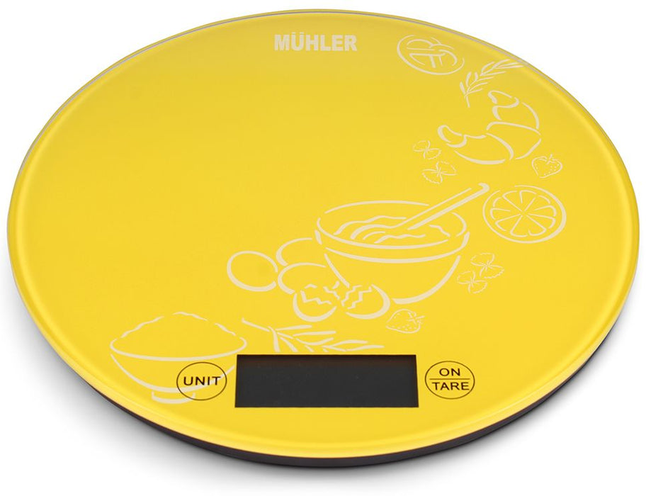 KITCHEN SCALE MUHLER KSC-2026R YELLOW