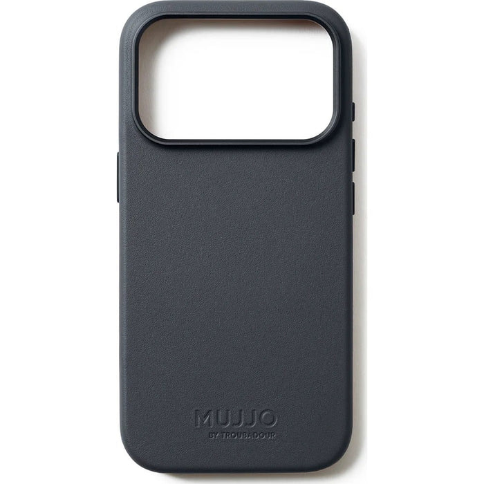 Mujjo Full Leather Case MagSafe Case for iPhone 17 Pro Grey