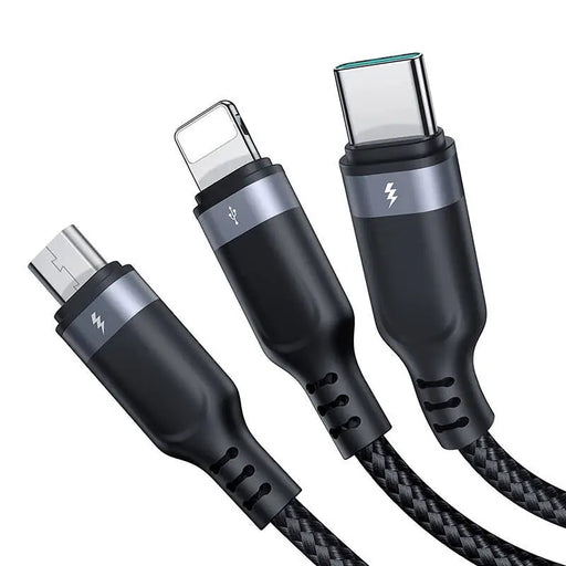 Multi-function USB to USB-C 2x Lightning Micro Joyroom Cable S-A18 - Combo Cables<<<USB cables<<<GSM