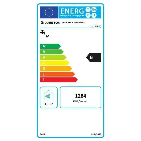Multi-position boiler ARISTON VELIS TECH Wi Fi 80 E 1.5 kW 3100912