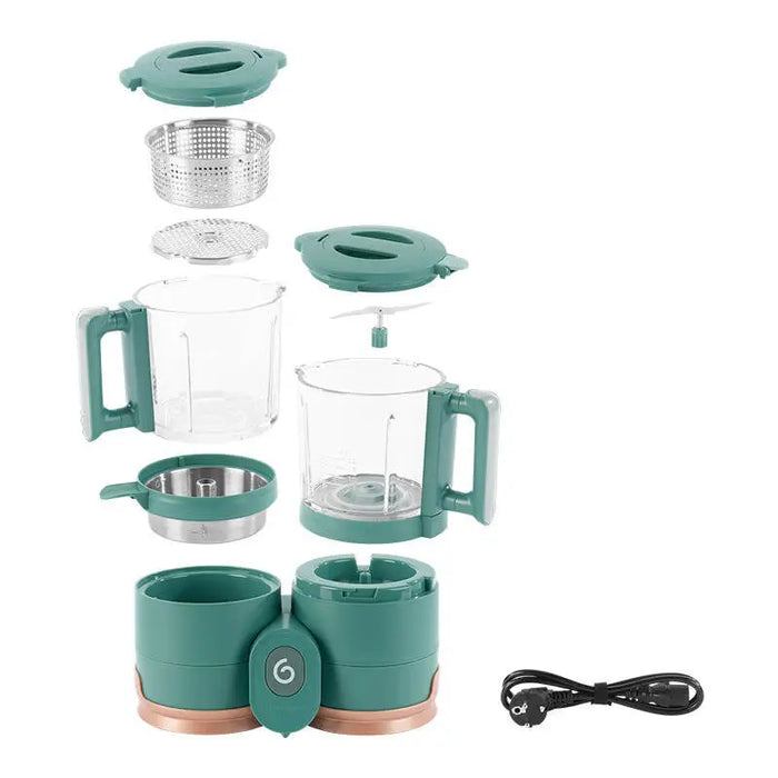 Multi-purpose food processor Babymoov Nutribaby Glass 4-in-1 (green) - Baby feeding<<<Mom and baby<<<InnproXML