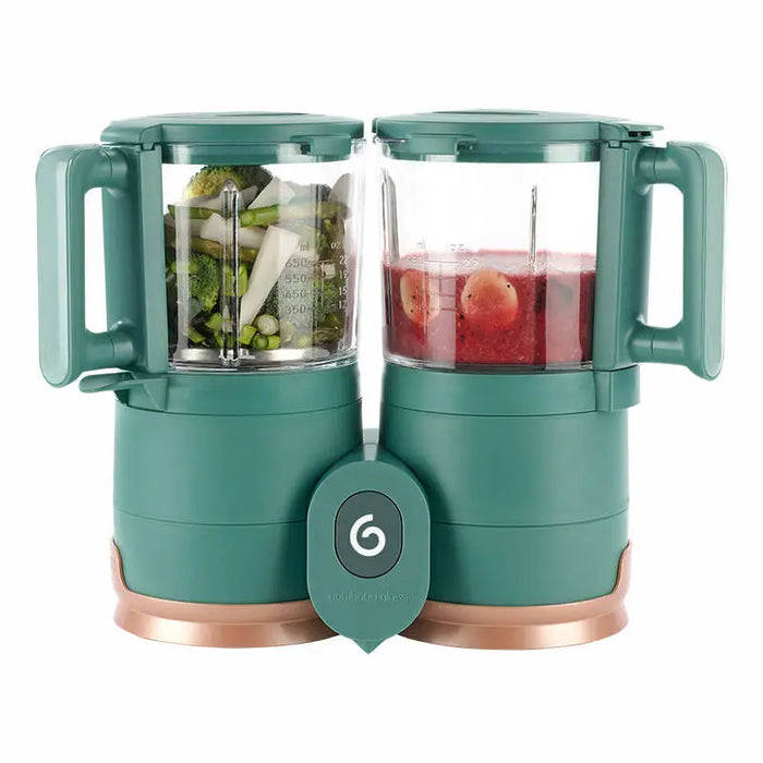 Multi-purpose food processor Babymoov Nutribaby Glass 4-in-1 (green) - Baby feeding<<<Mom and baby<<<InnproXML