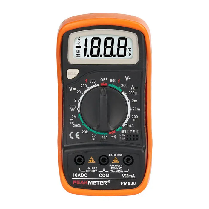 MULTISET PEAKMETER PM830 - Измервателни уреди<<<Електроматериали<<<Строителни материали<<<Praktiker&&&Измервателни