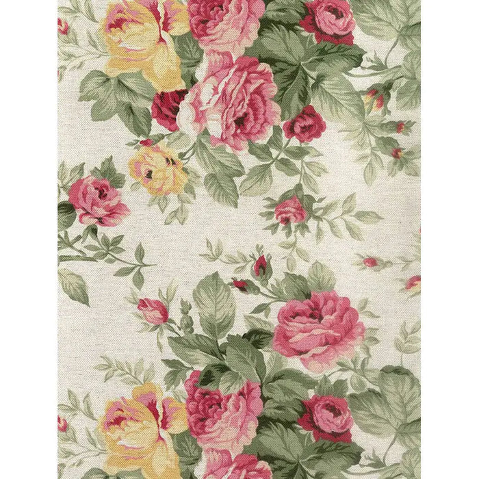 MUSHAMA TEFLON 140 CM/L.M. BEIGE FLOWERS OF PARADISE - Мушами<<<Текстил за кухня<<<Мебели и