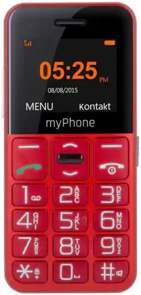 Mobile phone myPhone Halo Easy Red