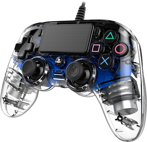 Wired gamepad Nacon Wired Illuminated Compact Controller Blue, Blue