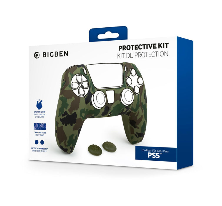 Protector Nacon BigBen PS5 Silicon Glove, Camo Green