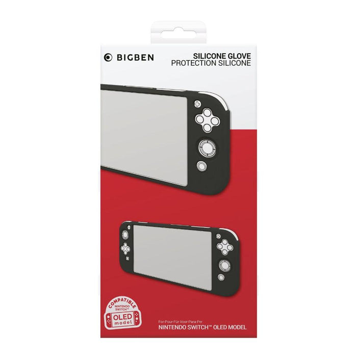 Big Ben Silicon Glove Silicone Protective Case, Black (Nintendo Switch OLED)