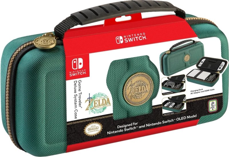 Nacon Console Case The Legend of Zelda: TOTK Deluxe Carry Case Green