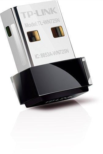 Nano adapter TP LINK TL-WN725N USB Realtek 2.4Ghz 802.11n/g/b - Безжични адаптери<<<Мрежово