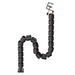 Nano RS desk cable organizer / cable grille 1345mm black and red RS125 - Cable coversTVA-MAS<<<TV