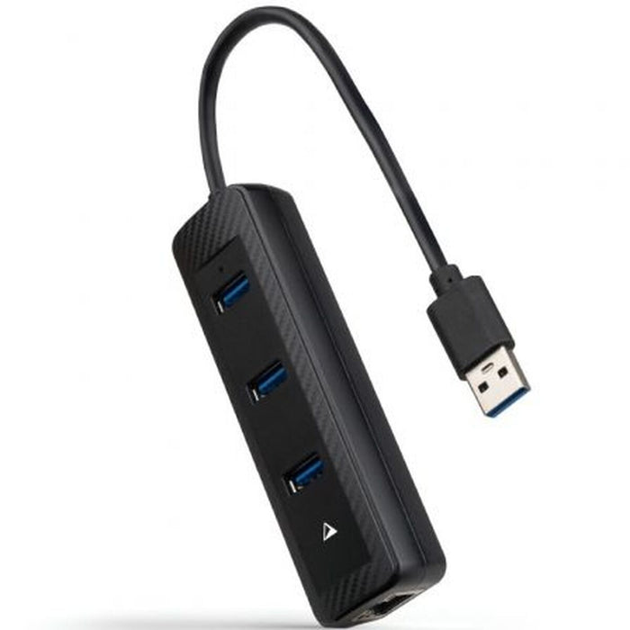 USB Hub NANOCABLE 10.16.4604 Black