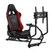 NanoRS RS160 Gaming Chair Racing Simulator Stand 3 in 1 PC Console Gamers Synthetic Leather Cover Steering Wheel Stand