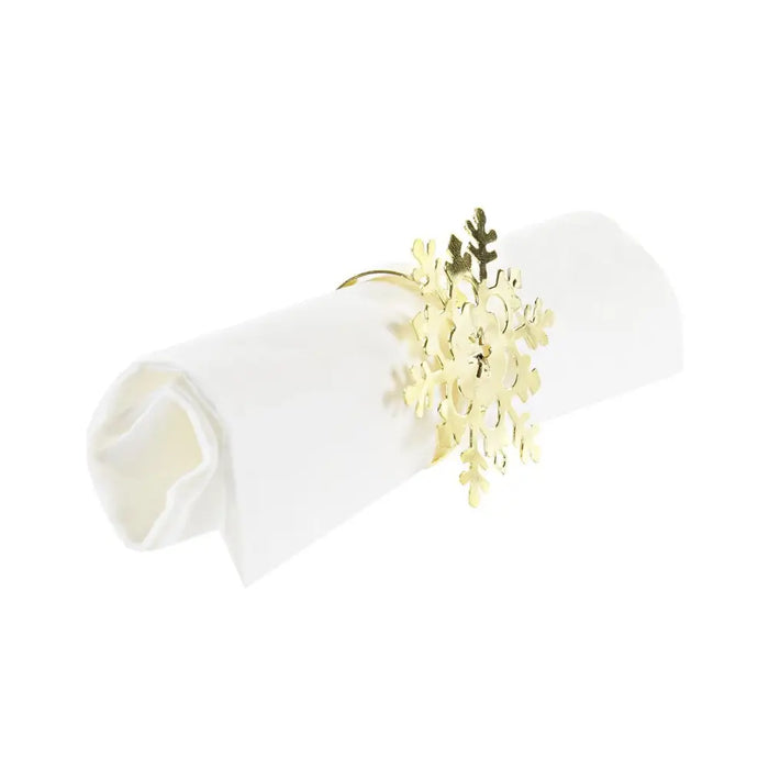 Napkin holder DKD Home Decor Set Metal Snowflakes (5 x 5 x 17 cm) (2 Units) - Декорация и Осветление<<<Дом