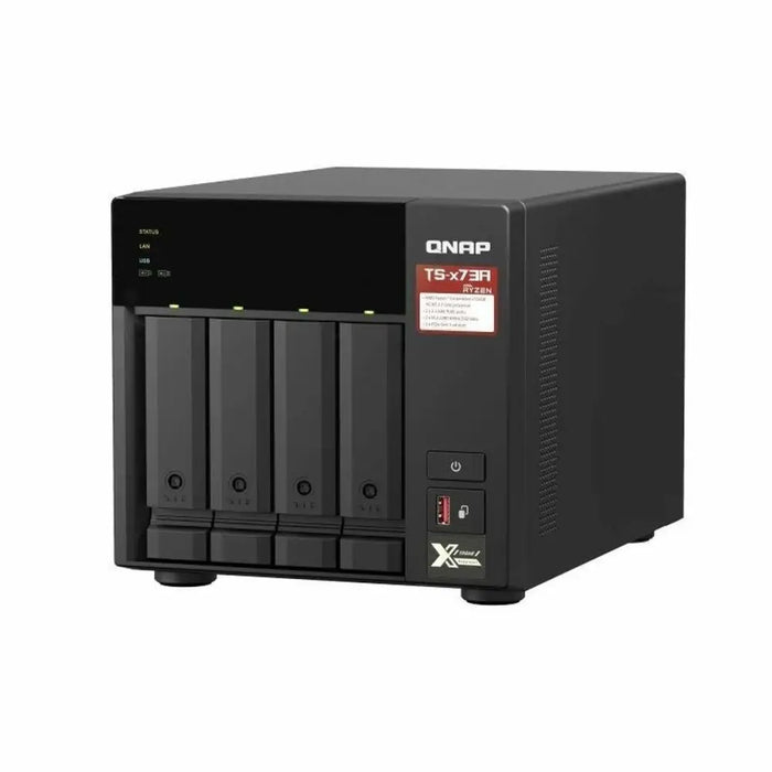 NAS Network Storage Qnap TS-473A-8G Quad Core Black - Компютър Мрежи и компоненти<<<Компютри|