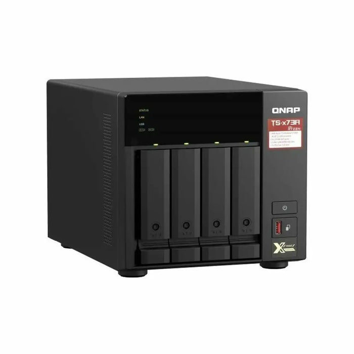 NAS Network Storage Qnap TS-473A-8G Quad Core Black - Компютър Мрежи и компоненти<<<Компютри|