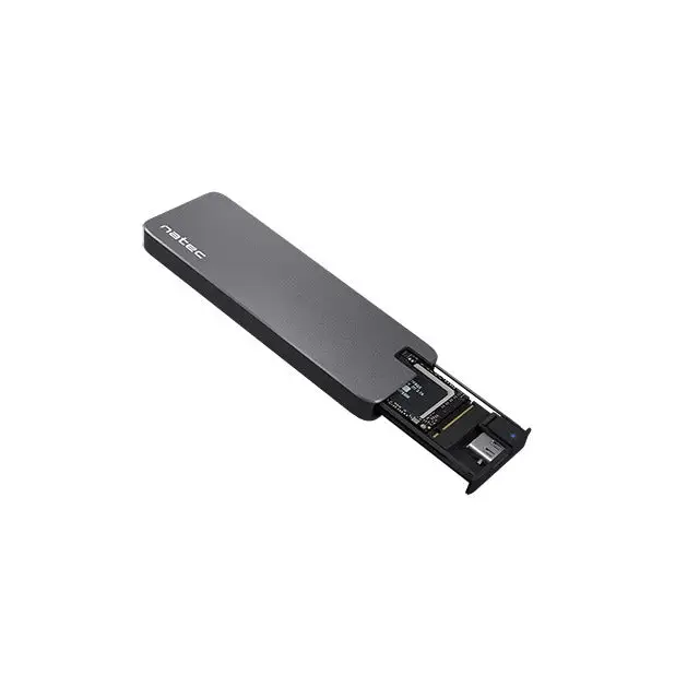 Natec External SSD Enclosure Rhino M.2 NVME USB-C 3.1 GEN 2 Aluminium - Аксесоари<<<NATEC компютърна