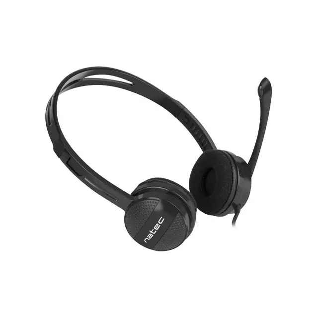Natec Headset Canary With Microphone Black - Слушалки<<<NATEC компютърна периферия<<<NATEC<<<PolyComp&&&Електроника