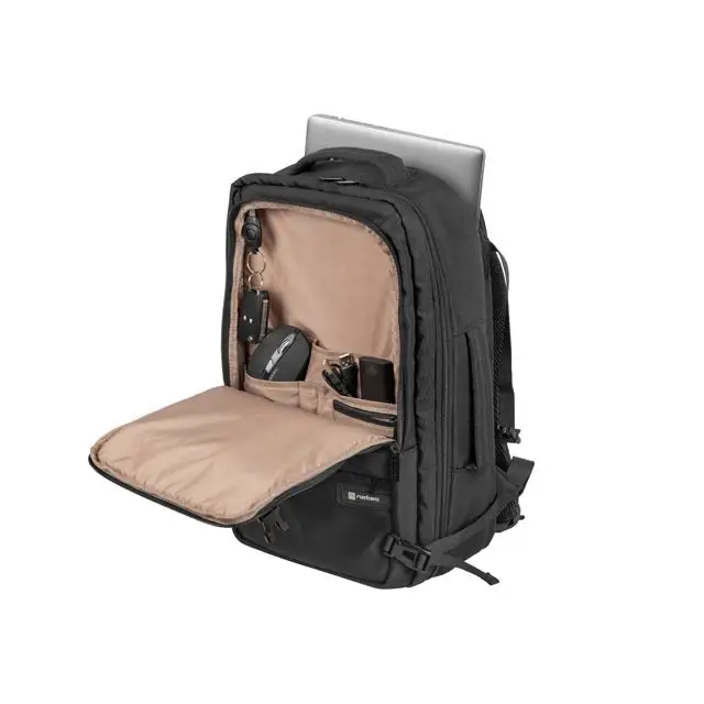 Natec Laptop Backpack Camel Lite 15.6’’ 19 L Black - Раници<<<NATEC компютърна периферия<<<NATEC<<<PolyComp&&&Bags