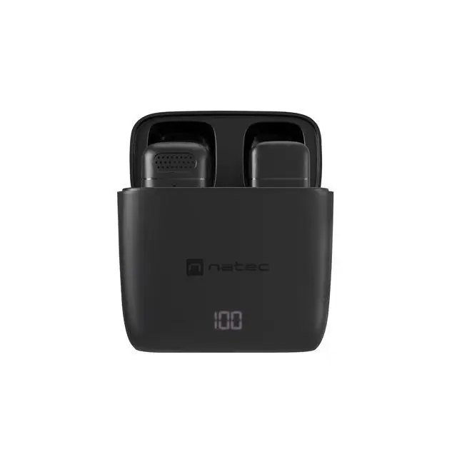 Natec Microphone Hopper Lavalier Wireless USB C - Тонколони и микрофони<<<NATEC компютърна