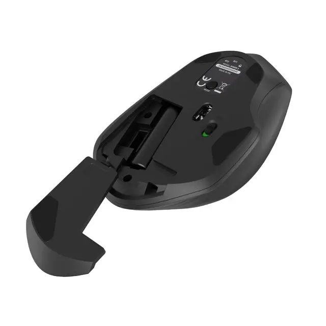 Natec Mouse Siskin Wireless 1600DPI 2.4GHz + Bluetooth 5.0 Optical Black - Мишки<<<NATEC компютърна