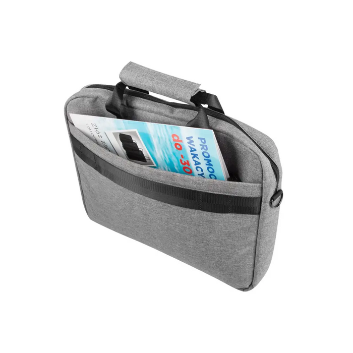 NATEC Mustela notebook bag 15.6’ grey - Bags / backpacks / casesMOB-TOR<<<Notebooks / Netbooks
