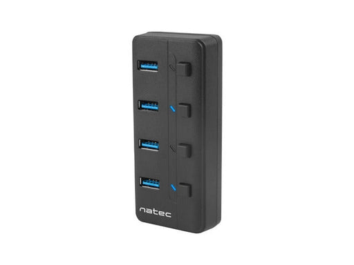 Natec USB 3.0 Hub Mantis 2 4-Port On/Off With AC Adapter - Аксесоари<<<NATEC компютърна