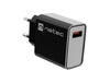 Natec USB Charger Ribera 1X USB-A 18W Black - Аксесоари<<<NATEC компютърна периферия<<<NATEC<<<PolyComp&&&USB зарядни и