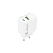 Natec USB Charger Ribera 1X USB-A + 1X USB-C 20W White - Аксесоари<<<NATEC компютърна